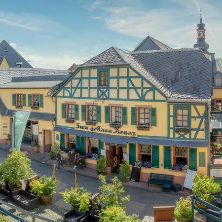 Weinhotel Des Riesling Zum Gruenen Kranz Ruedesheim am Rhein Exterior photo