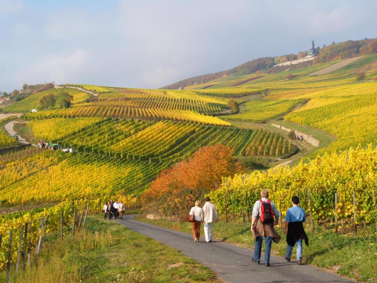 Weinhotel Des Riesling Zum Gruenen Kranz Ruedesheim am Rhein Exterior photo