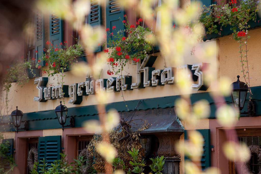 Weinhotel Des Riesling Zum Gruenen Kranz Ruedesheim am Rhein Exterior photo